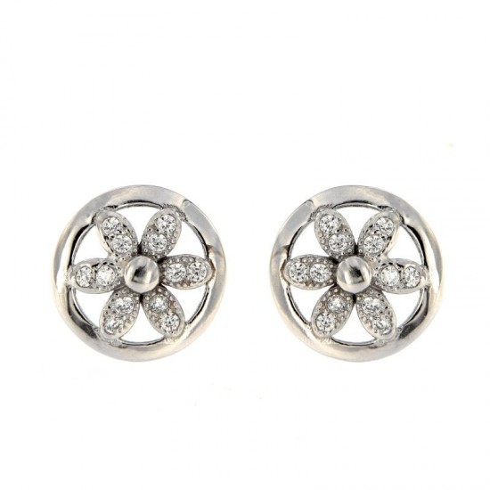 Обеци Rosset silver